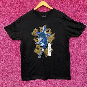 Naruto Sasuke Uchiha Graphic Design Anime T-Shirt Large